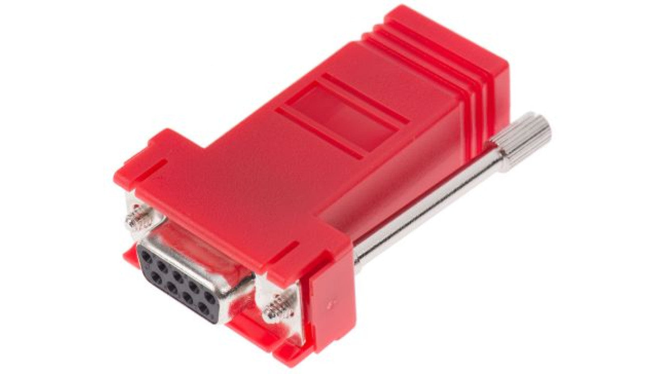 Adapter do złączy RJ, 9-stykowe D-sub żeńskie, RJ45 żeńskie