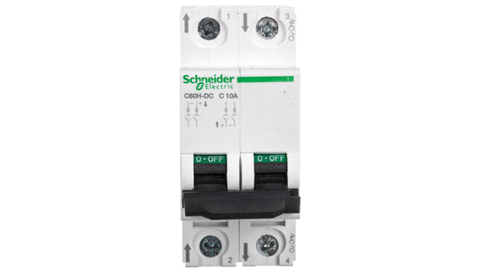 Wyłącznik nadprądowy 2P C 10A 10kA DC C60H-DC Acti9 A9N61528