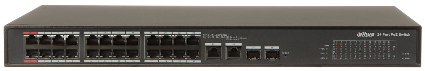 SWITCH DAHUA S4101-24ET2GF-360-C