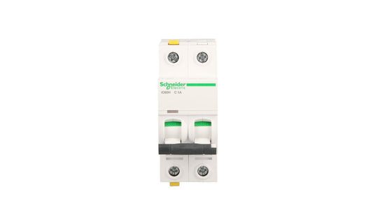 Wyłącznik nadprądowy 2P C 1A 10kA AC iC60H-C1-2 Acti9 A9F07201