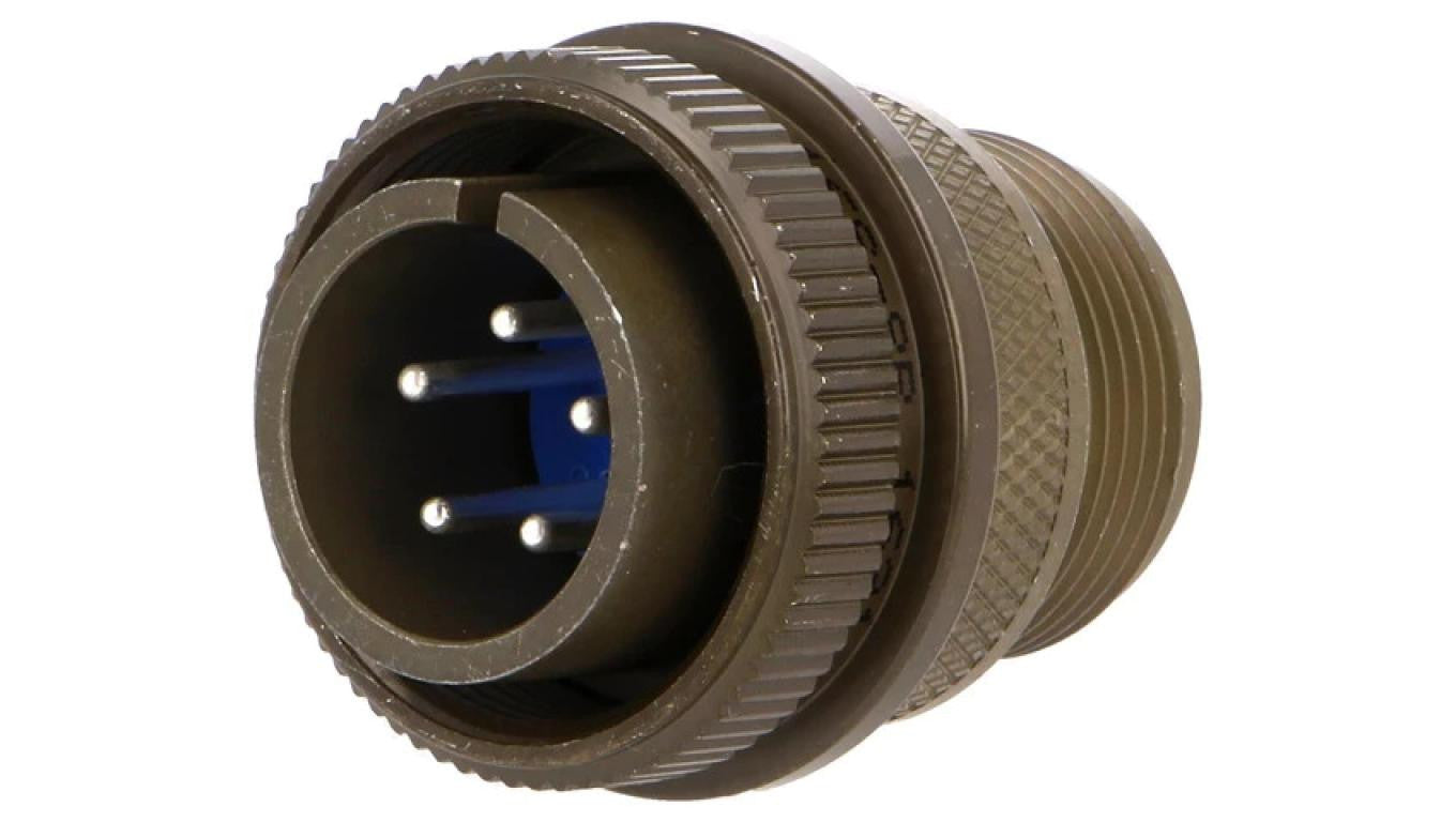 Złącze okrągłe rozmiar 16S 97 stop aluminium 97-3106A-16S-8P