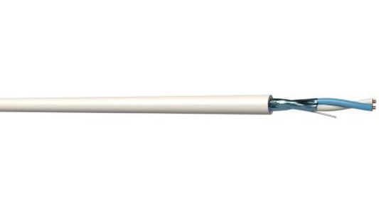 Kabel Ekranowany 2 0,34 mm² 300 V Niska emisja dymu, bez halogenu (LSZH) 100m RS PRO