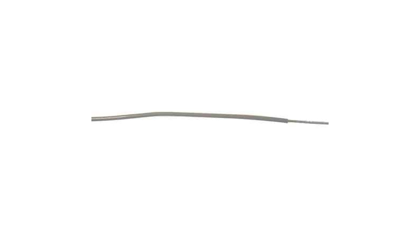 Przewód jednożyłowy linkowy, Przewód instalacyjny, 0,33 mm², 17/0,16 mm, 22 AWG, PVC, 300 V, Szary, dł. 100m, RS PRO