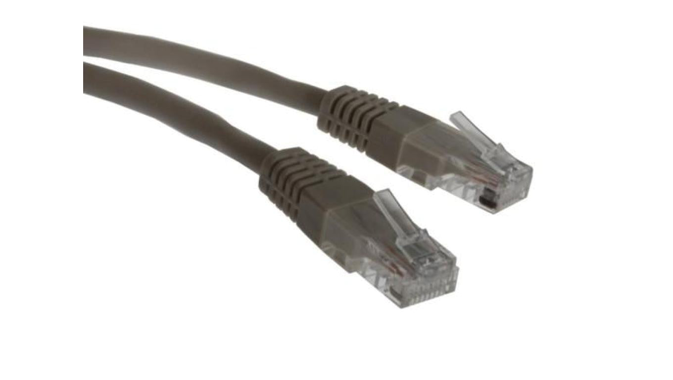 Kabel patchcord FTP5E 3,0m szary