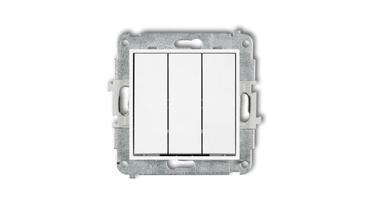 MINI Łącznik potrójny biały MWP-7