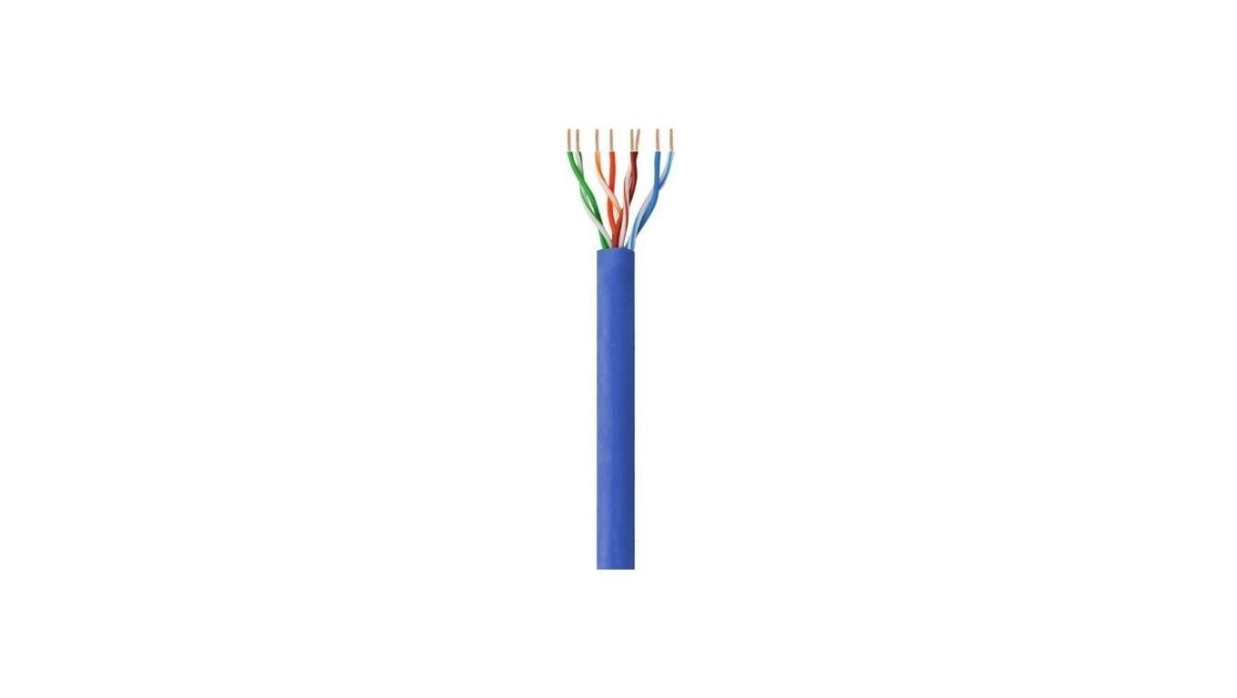 Kabel Skrętka Kat 6 UTP Drut Box Niebieska SOHO CCA ITP6-CCA-305-BL /305m/