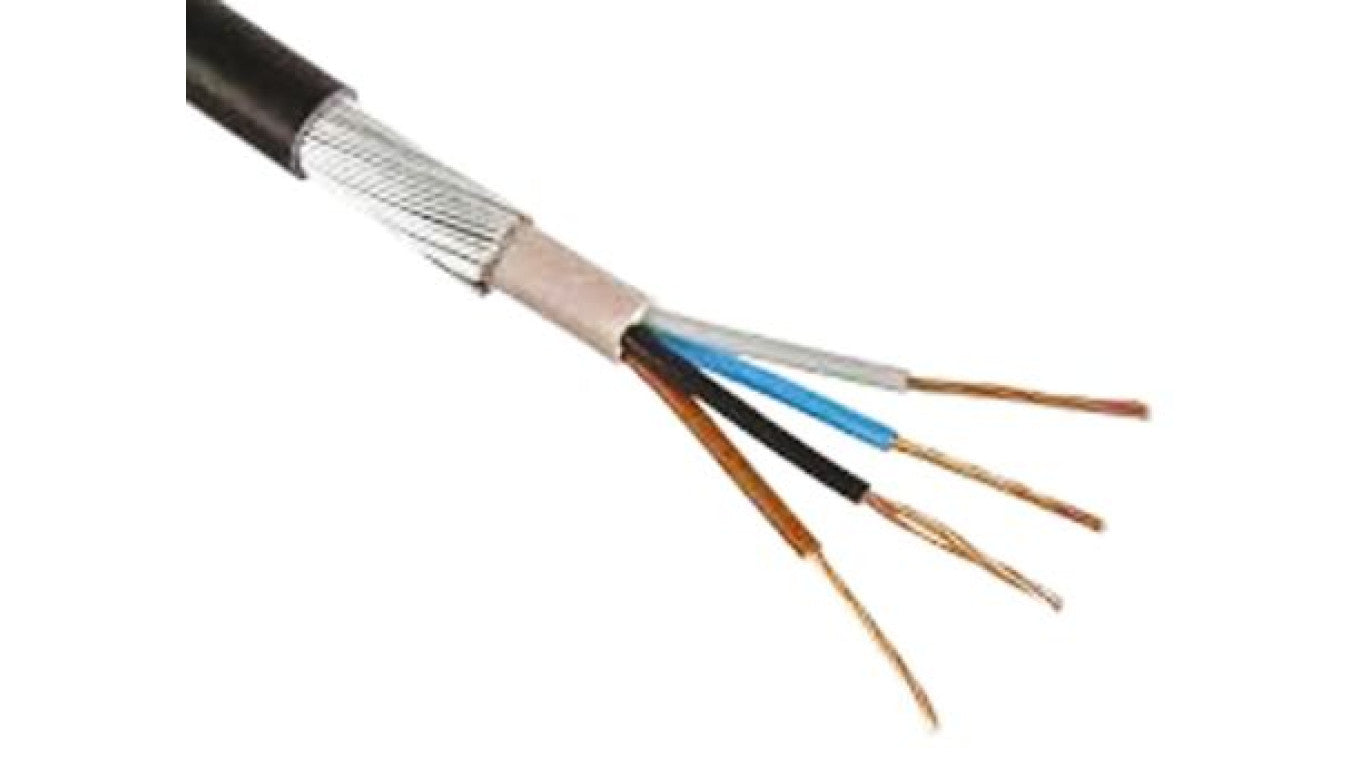 Wielożyłowy kabel przemysłowy Ekranowany 4 16 mm² 600/1000 V Polichlorek winylu PVC 22.8mm 100m RS PRO