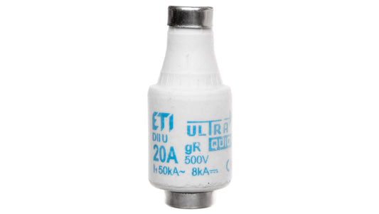 Wkładka bezpiecznikowa 20A DII gR 500V DIIUQ20A E27 004322006