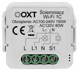 Moduł OXT mini ściemniacz 1 obwód WiFi TUYA T225