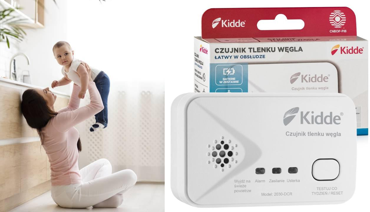 ZESTAW KIDDE CZUJNIK CZADU 2030-DCR + CZUJNIK DYMU 2030-DSR