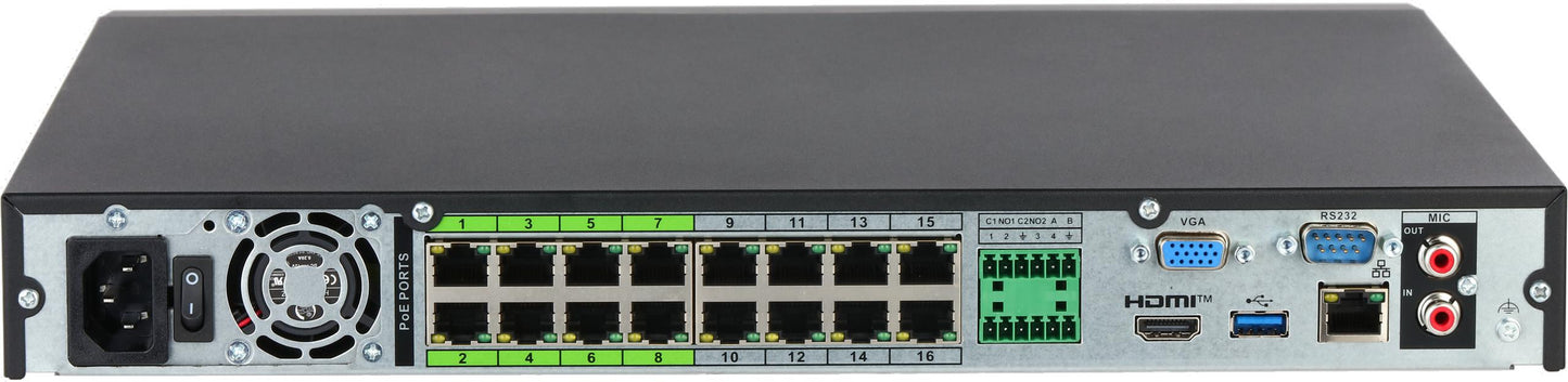 Rejestrator IP Dahua NVR5216-16P-EI2