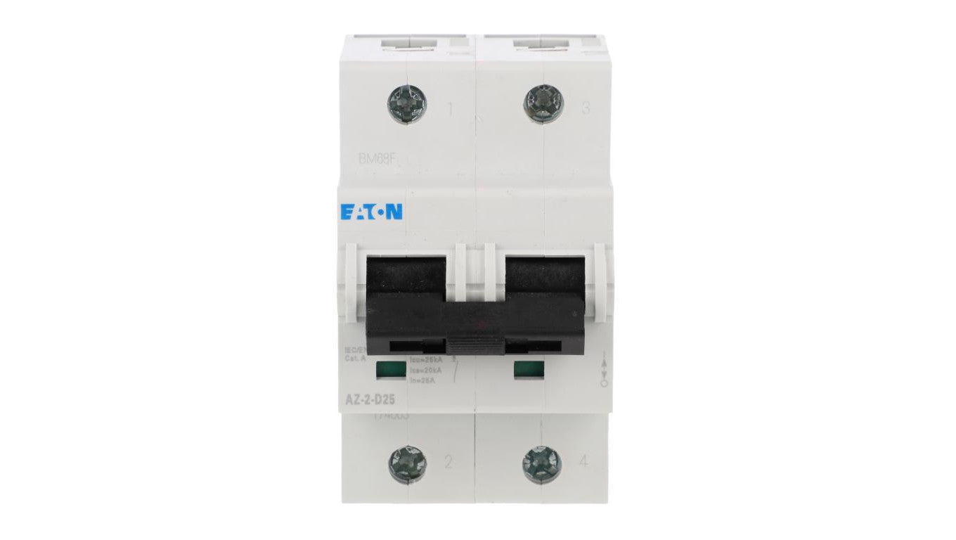 Wyłącznik nadprądowy 2P D 25A 25kA AC AZ-2-D25 174503