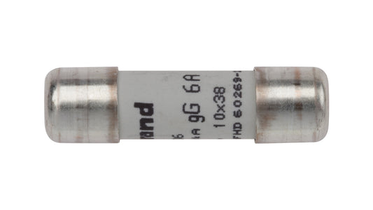 Wkładka bezpiecznikowa cylindryczna 10x38mm 6A gL 500V HPC 013306