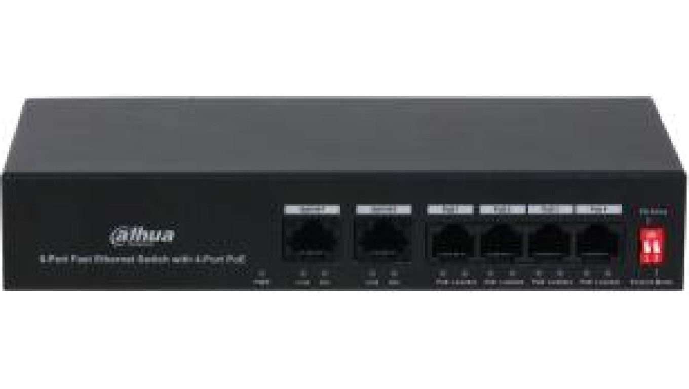 Switch PoE 4-portowy 100Mbps PFS3006-4ET-36