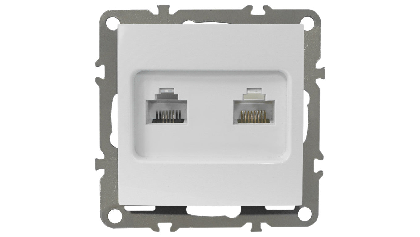 QUADRA Gniazdo telefoniczne komputerowe RJ45 RJ11