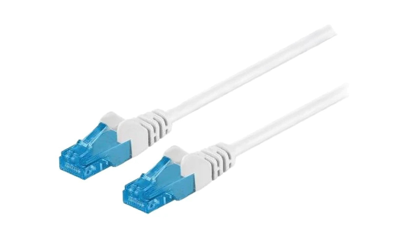 Patch cord U/UTP 6a linka Cu LSZH biały 20m 26AWG Żyły: 8 59832