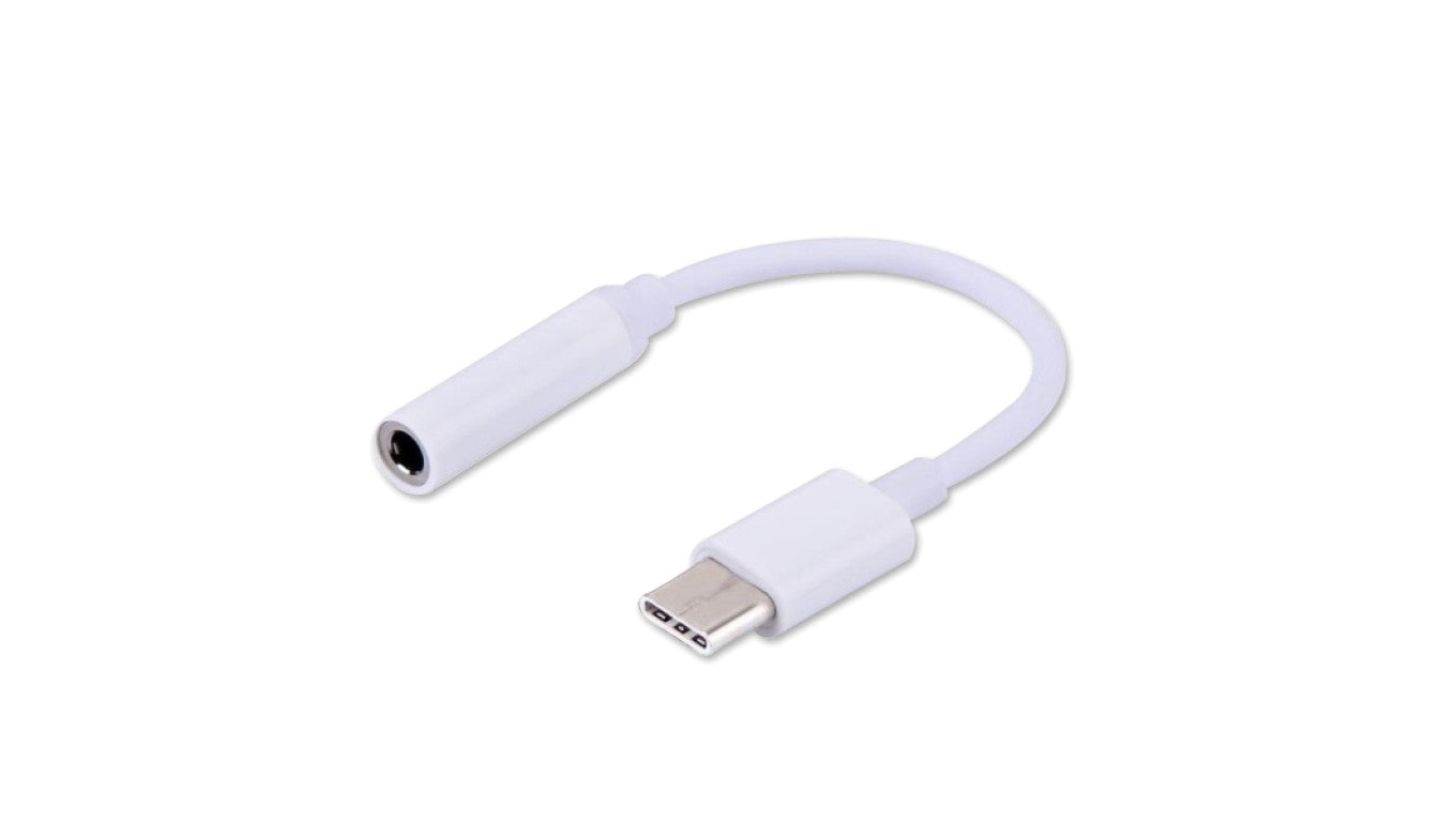 Adapter SAVIO AK-35 (Gniazdo typ C - Jack stereo 3,5 mm 0,12m kolor biały)