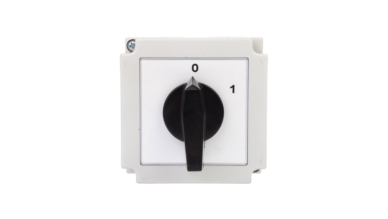 Łącznik krzywkowy 0-1 2P 25A w obudowie 4G25-91-PK R114 63-840395-031