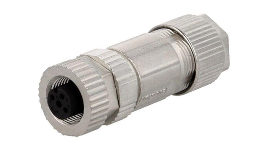 Złącze M12, żeńskie, PIN:5, wtyk, proste, 250V MSAS-05BFFB-SL7001