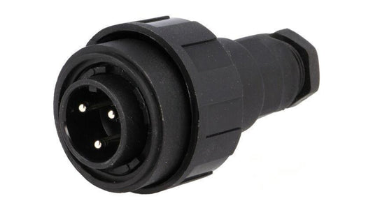 Złącze okrągłe wtyk męskie PIN: 3 12A 250V IP68 UL94V-0 6÷8mm PX0731/P