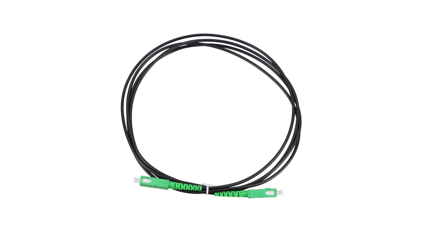 Patchcord Jednomodowy, Simplex, 3mm, 2m Extralink SC/APC-SC/APC Czarny