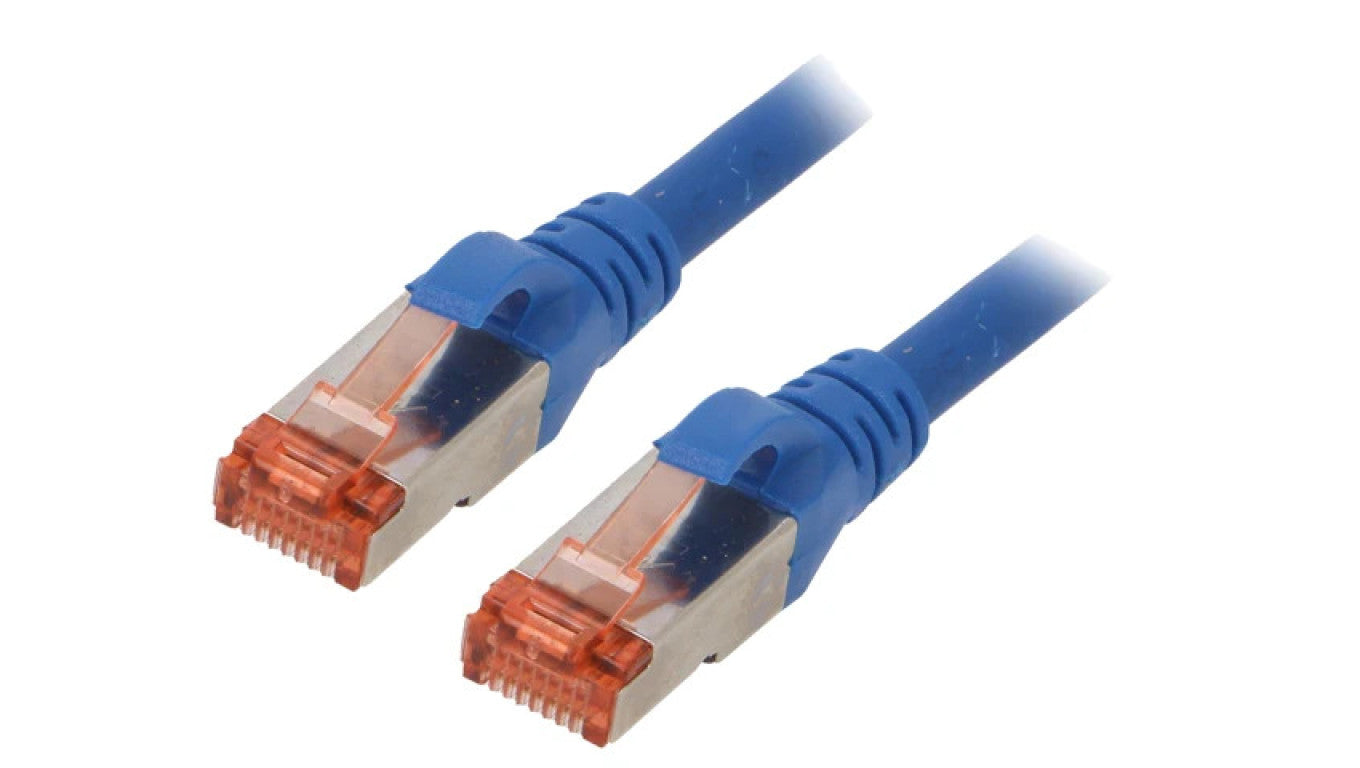 Patch cord S/FTP 6 linka Cu LSZH niebieski 3m 27AWG DK-1644-030/B