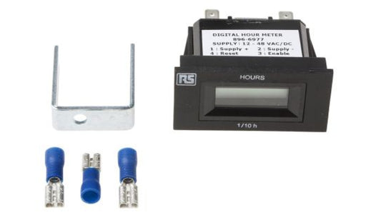 Licznik godzin LCD 6-cyfrowy 12 → 48 V AC/DC RS PRO