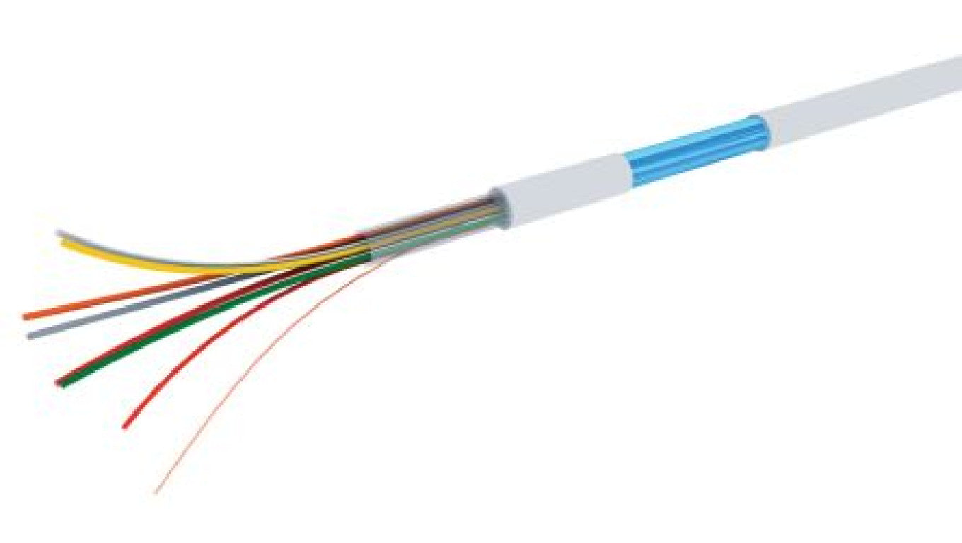 Wielożyłowy kabel do zabezpieczeń Ekranowany, dł. 100m, 0,22 mm² CSA, 200 V, 6-żyłowy, Ø 4.4mm, izolacja: Polichlorek