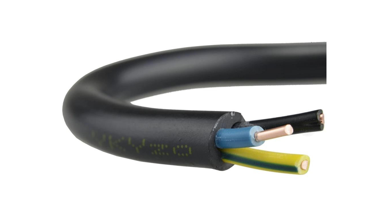 Kabel prądowy YKY 0,6/1kV 3x1,5 drut do ziemi Mercor /10m/