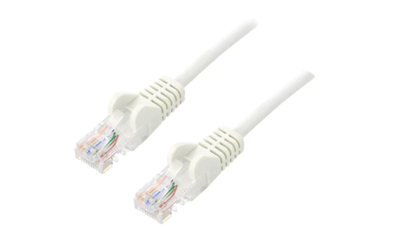 Patch cord U/UTP 5e linka CCA PVC biały 50m 27AWG 68509
