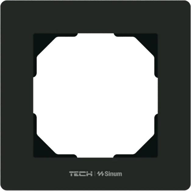 Ramka pojedyncza czarna FG-01 Tech Sterowniki