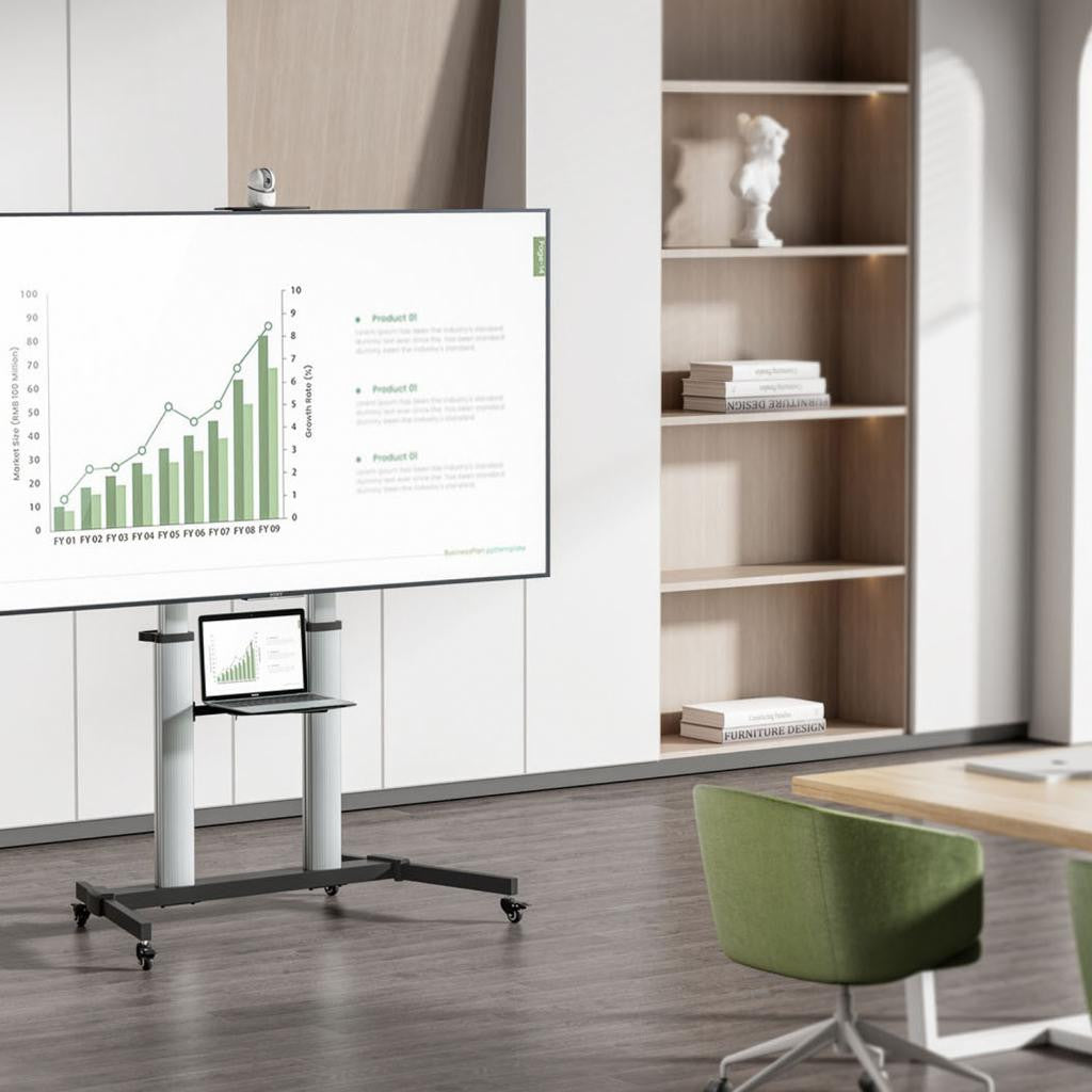 MOBILNY STOJAK+UCHWYT DO TV 60-100″ 100KG S-15-AL ART Vesa max 1000×600 HEAVY DUTY