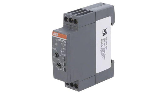 Przekaźnik czasowy 0,05÷10min SPDT 24÷240VAC 24÷48VDC IP20 1SVR508211R0100