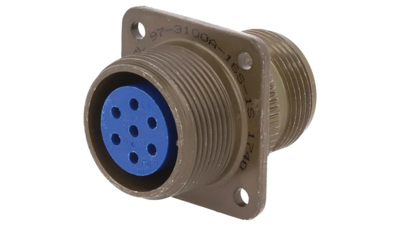 Złącze okrągłe -PIN 7 rozmiar 16S 97 stop aluminium 97-3100A-16S-1S