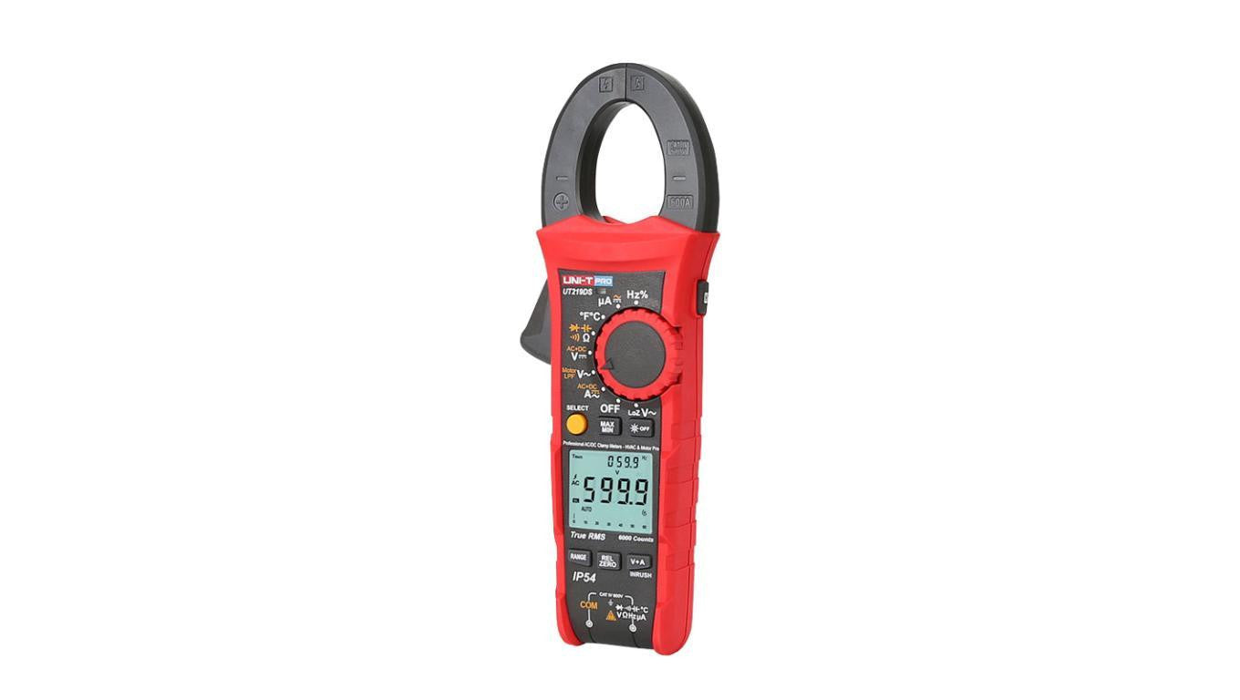 Miernik cęgowy UNI-T PRO UT-219DS True RMS 600A AC/DC 1000V NCV Bluetooth temp. LPF Inrush filtr VFD