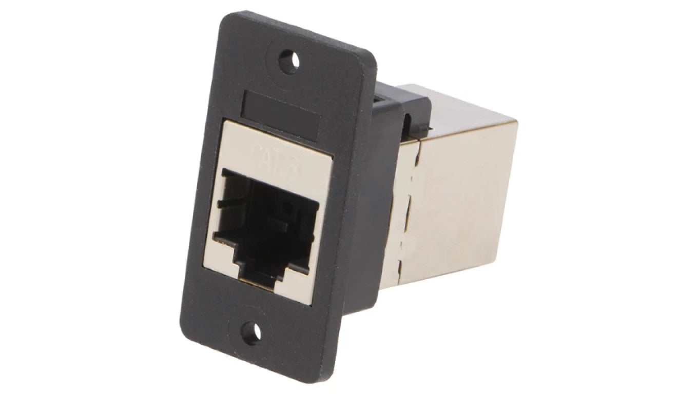Łącznik RJ45 - RJ45 Kat 6 8p8c SLIM ekranowane 29mm plastik CP30622SX