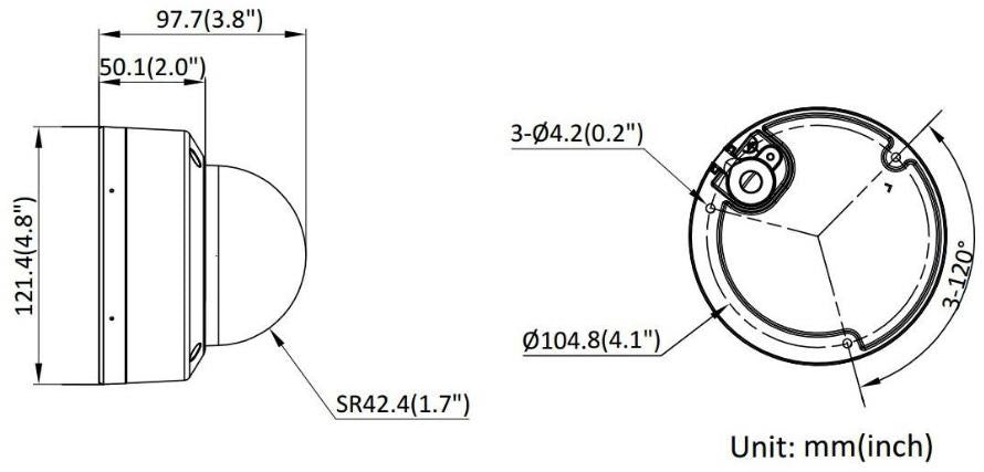 Kamera IP Hikvision DS-2CD1121G2-LIU 2.8mm PL