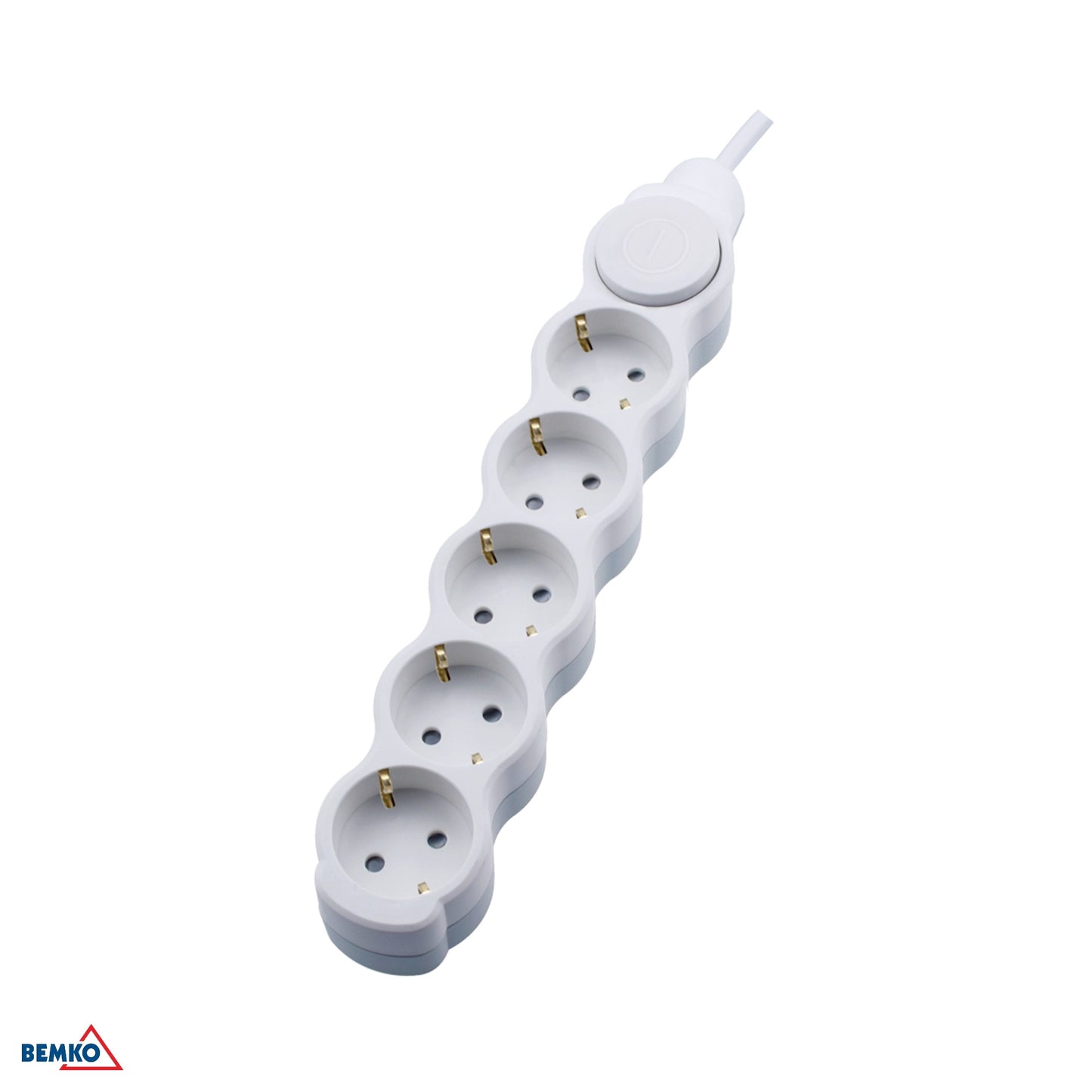 Przedłużacz na SCHUKO 5X 2P+Z+WYl. 1.5MM X 1.5M
