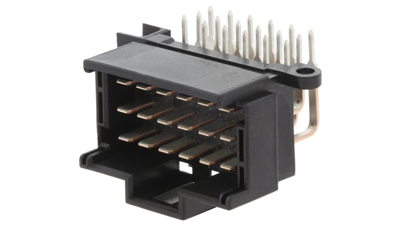 Złącze automotive MCP 2.8 gniazdo męskie 2,8x0,8mm 18-PIN 9-966140-1
