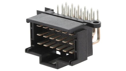 Złącze automotive MCP 2.8 gniazdo męskie 2,8x0,8mm 18-PIN 9-966140-1