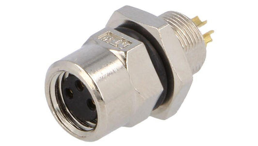 Złącze M8, żeńskie, PIN:3, gniazdo, proste, 60V 8-03PFFS-SH7001