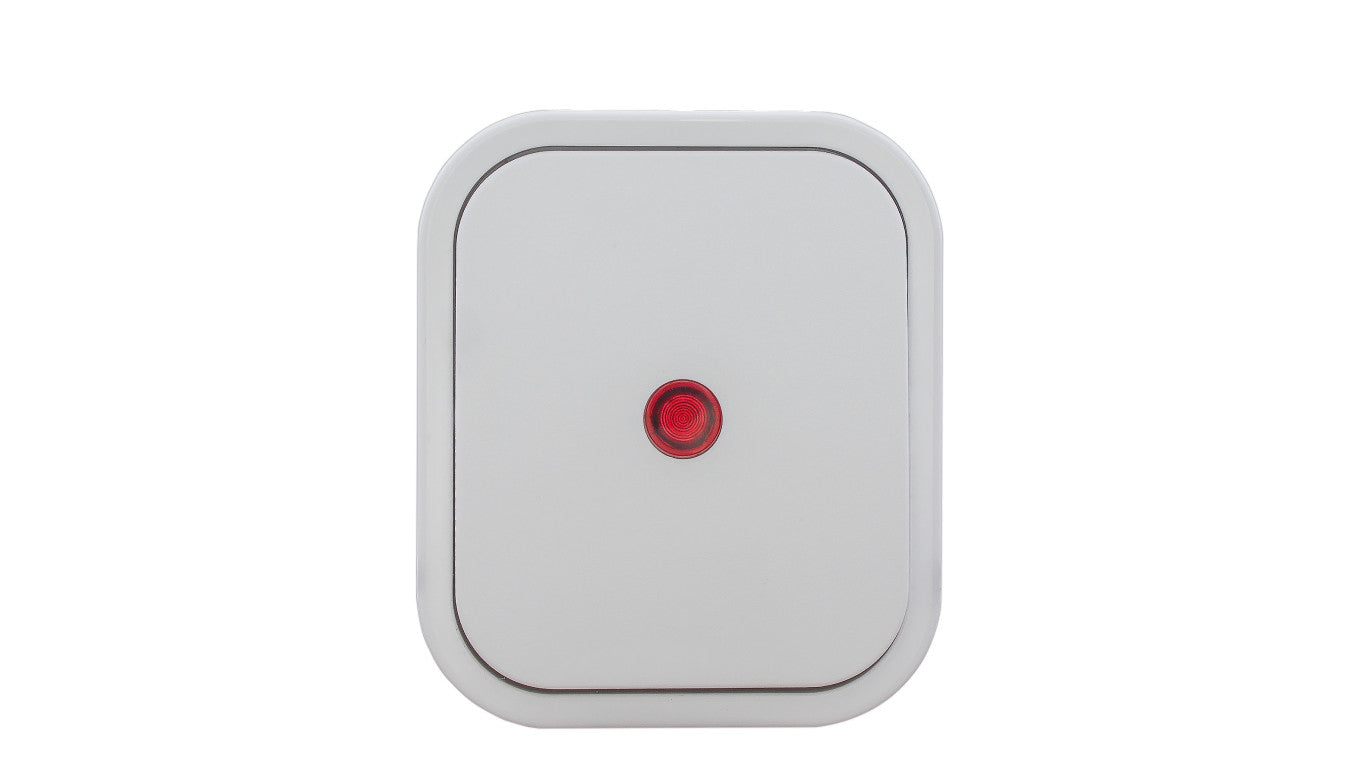 B2 Łącznik natynkowy 10A 250V schodowy IP54 podświetlany biały 00060278