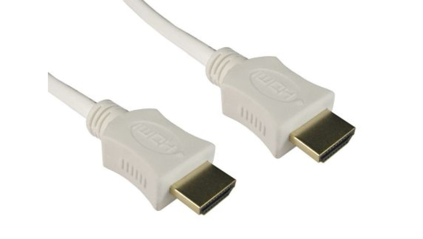 Zespół cyfrowych kabli wideo i monitorowych 2m Wtyk HDMI to Wtyk HDMI Biały