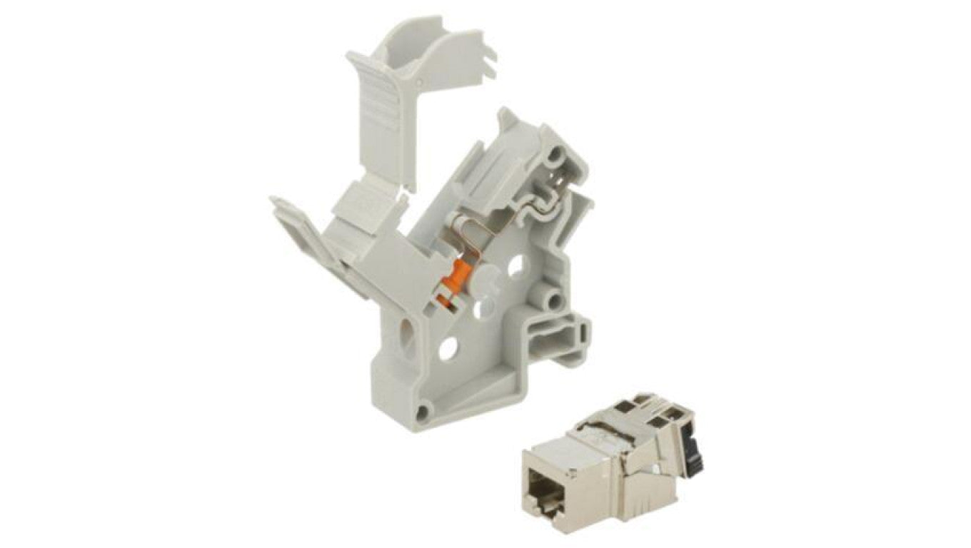 Złącze RJ45, gniazdo, il.-PINów: 8, Kat: 6a, ekranowane, 8p8c, IDC, kątowe 1100077