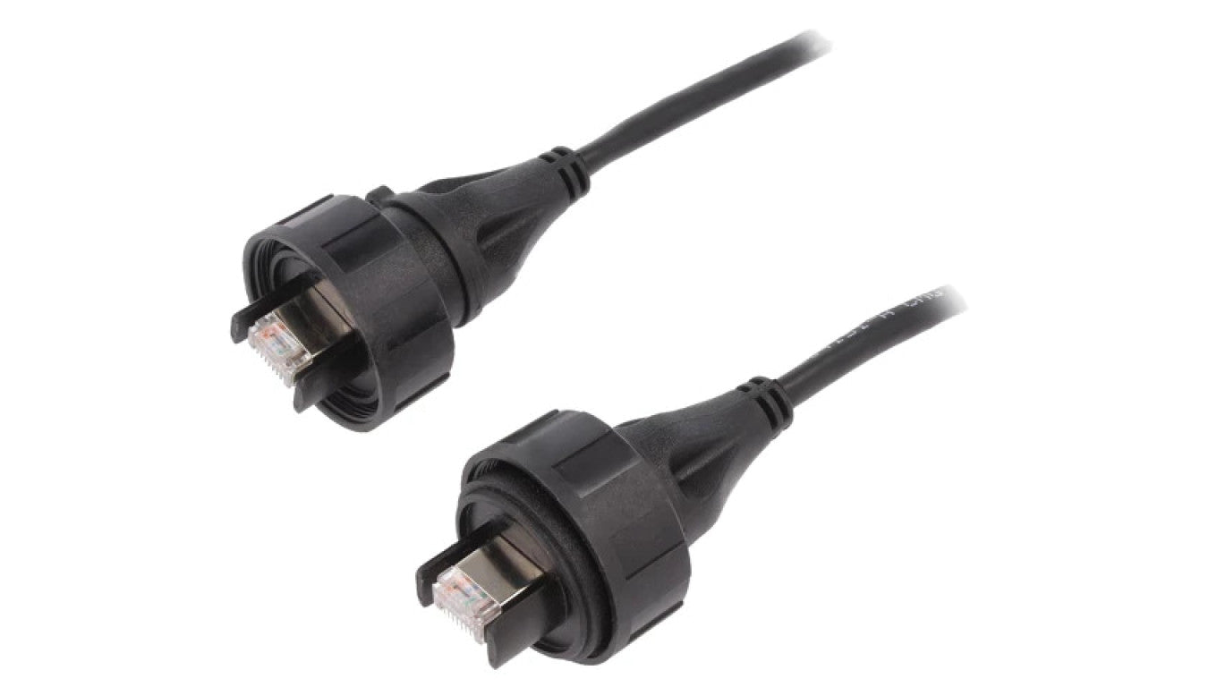 Patch cord RJ45 wtyk,z obu stron Pokrycie: złocony -25...75C PX0898/5M00