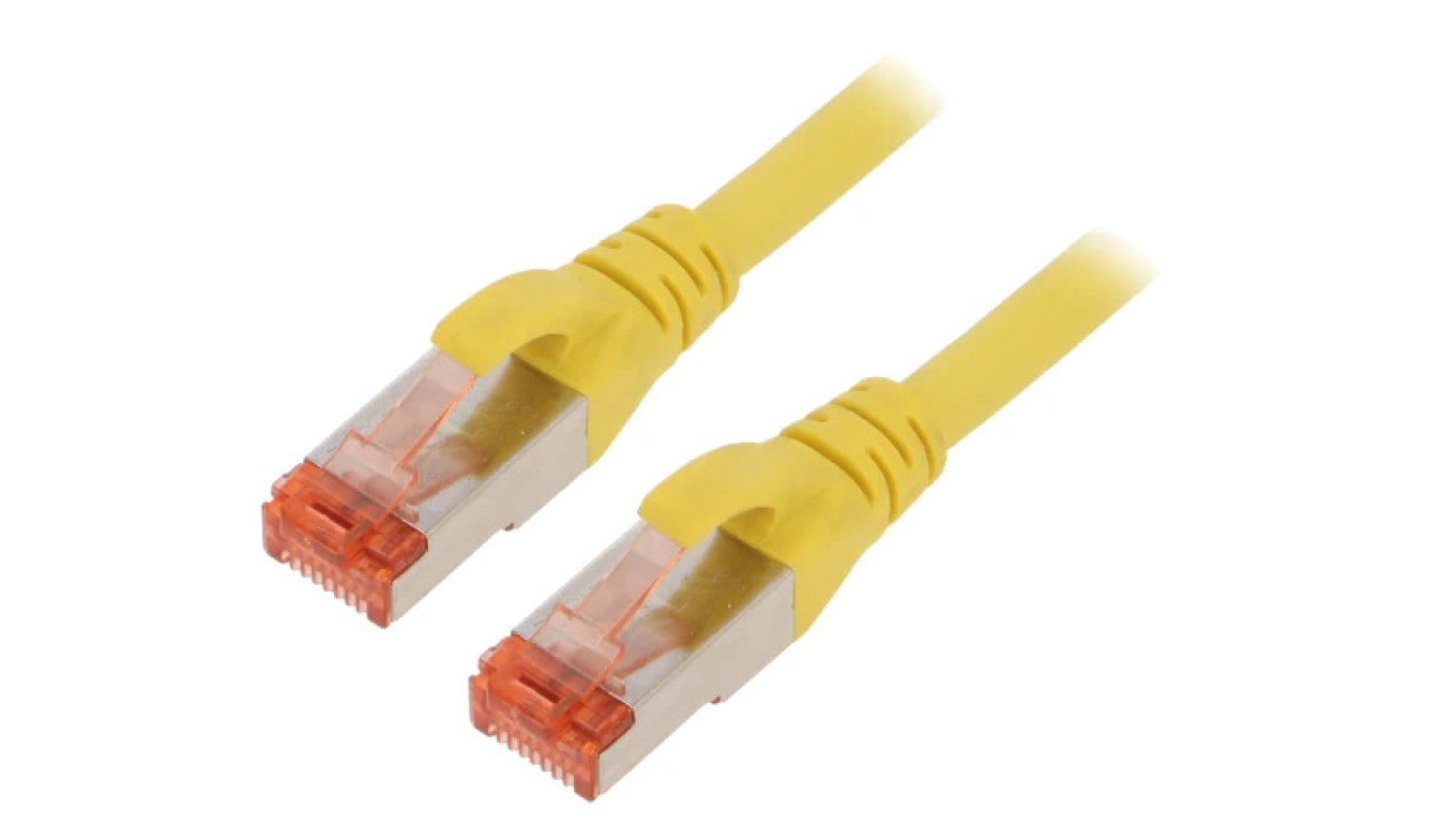 Patch cord S/FTP 6 linka Cu LSZH żółty 5m 27AWG DK-1644-050/Y