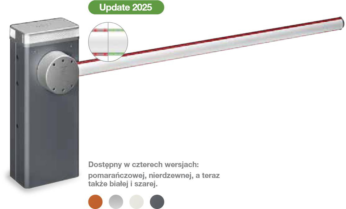 Szlaban NICE M5BAR - zestaw do 4 metrów