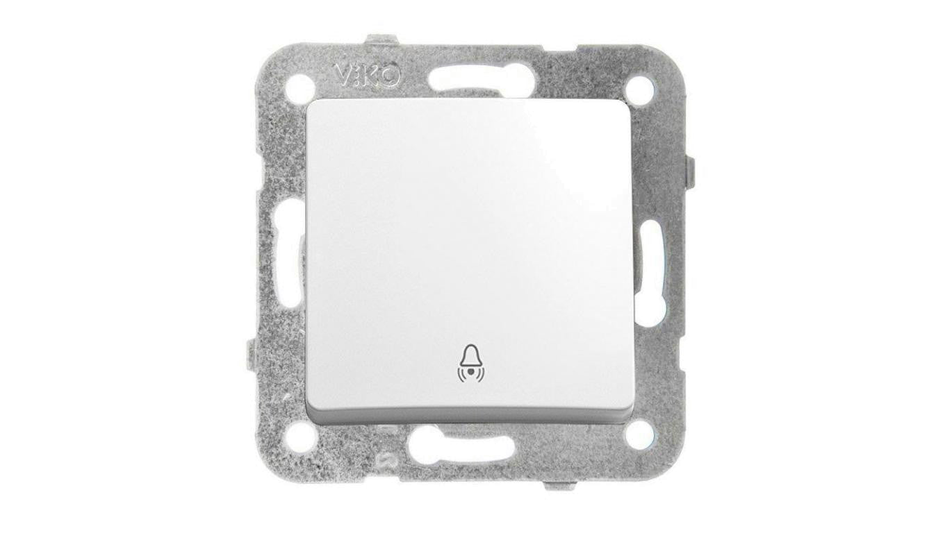 Panasonic LINNERA S przycisk zwierny z symbolem dzwonek biały połysk 91440006