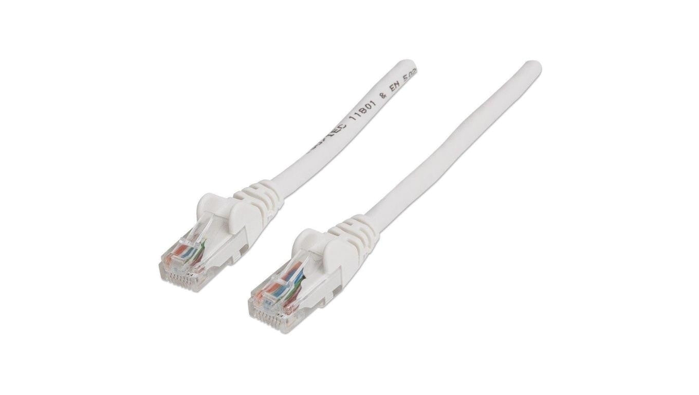 Patch Cord Cat6 UTP 5,0M Biały 100 Miedź 343732