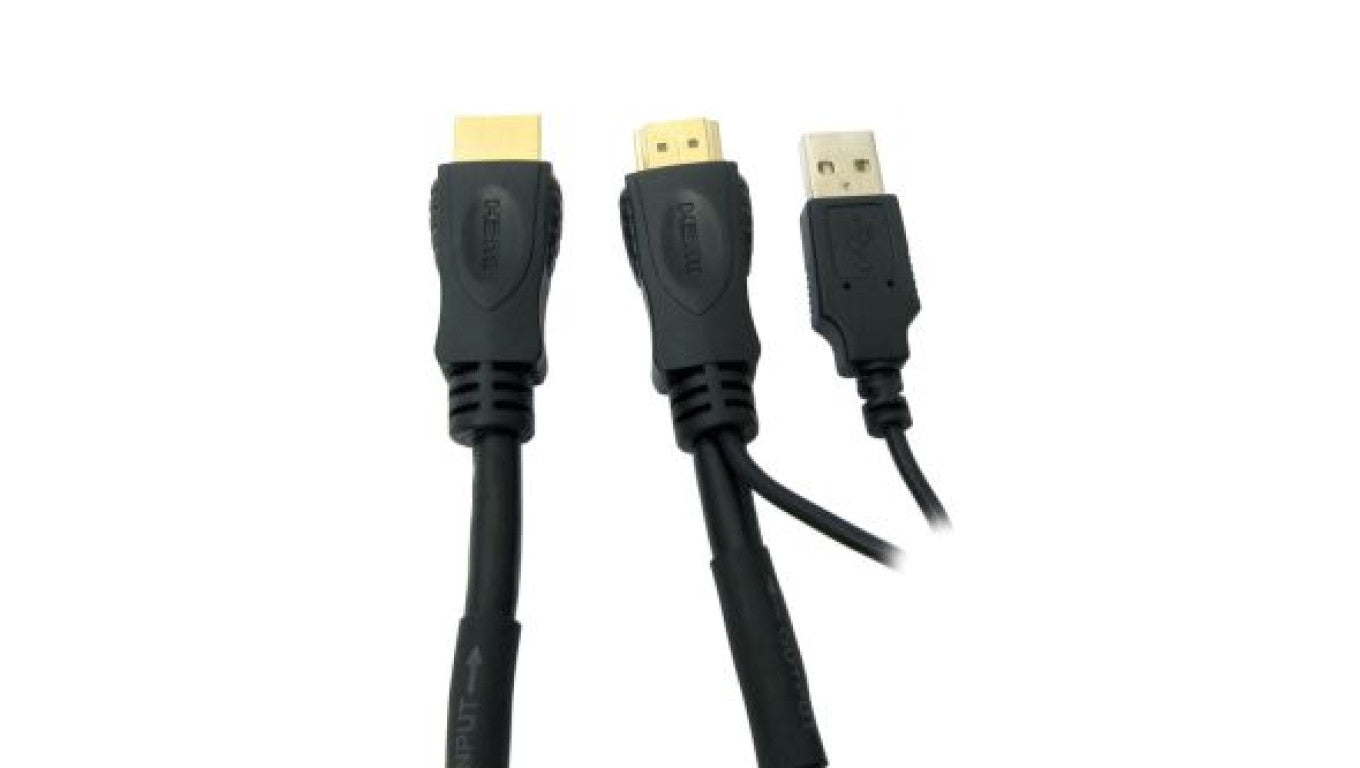 Zespół cyfrowych kabli wideo i monitorowych 50m Wtyk HDMI to Wtyk HDMI Czarny
